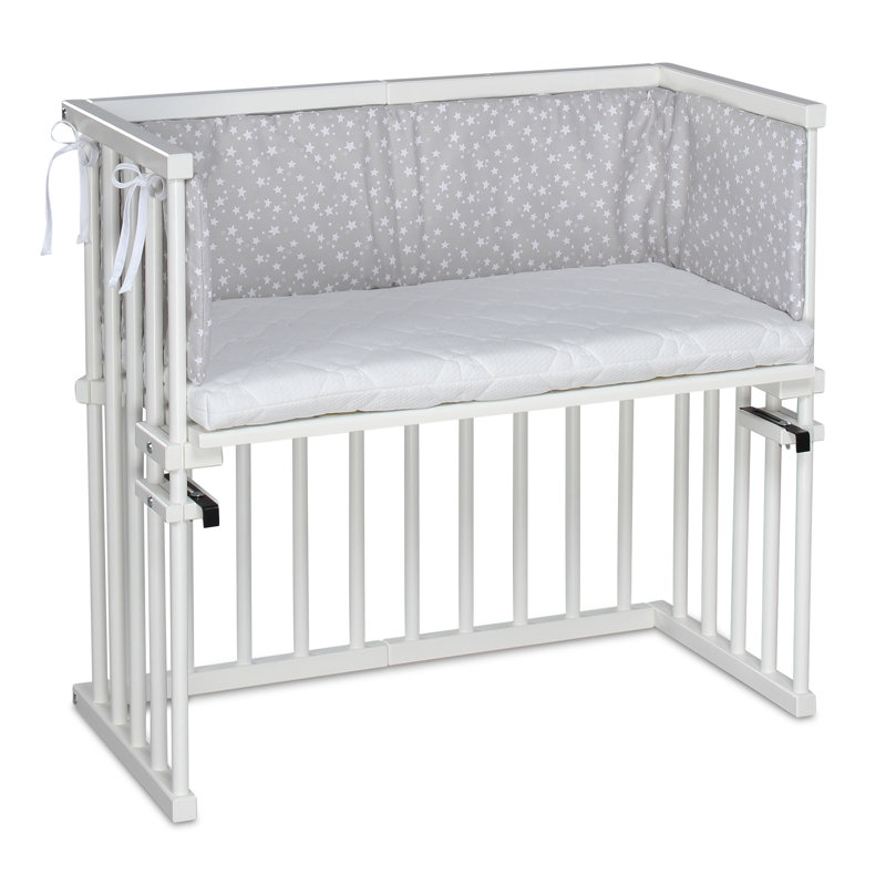 Babybay 5-in-1 Bedside Crib, White