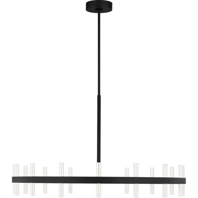 Silas Chandelier, 6.2" H x 36" W  x 36" D, Midnight Black, 32