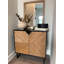 Ensemble de 2 meubles d'appoint ou supports TV en acier à 2 portes Vallejos Bodeswell