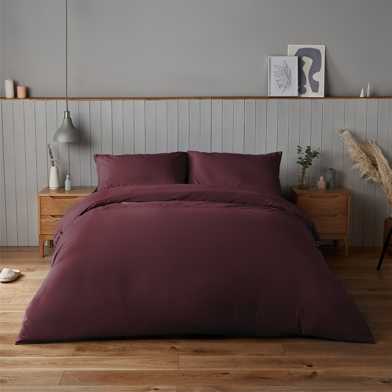 Silentnight Supersoft Duvet Set, Single - 1 Standard Pillowcase, Purple