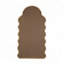Miroir arqué en bois avec cadre unique