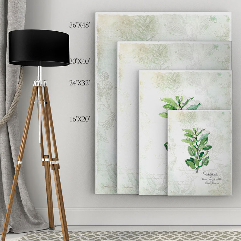 Reproduction d'art graphique sur toile Premium "Fresh Oregan" par Carol Robinson, H 16 po x l 20 po x P 1,5 po