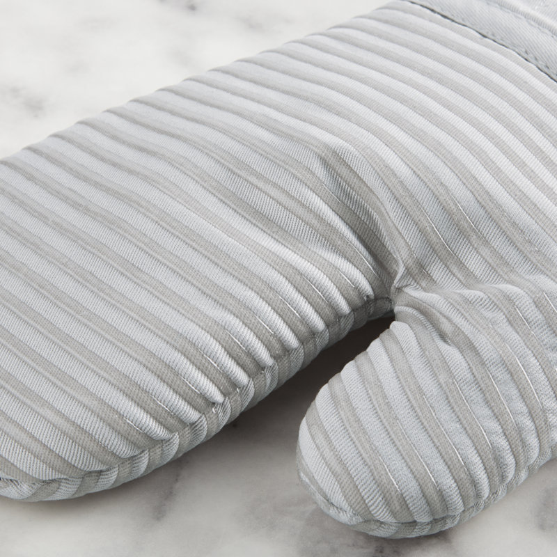 KitchenAid Onion Quilt Kitchen Towel, Oven Mitt & Potholder Set 4-Pack, Matte Gray