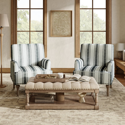 Arching Clymer Farmhouse 3-Piece Seating Group
