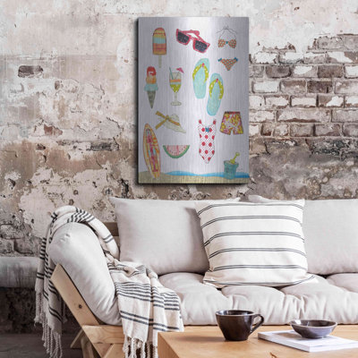 «At the Beach II v2» par Courtney Prahl, art mural en métal