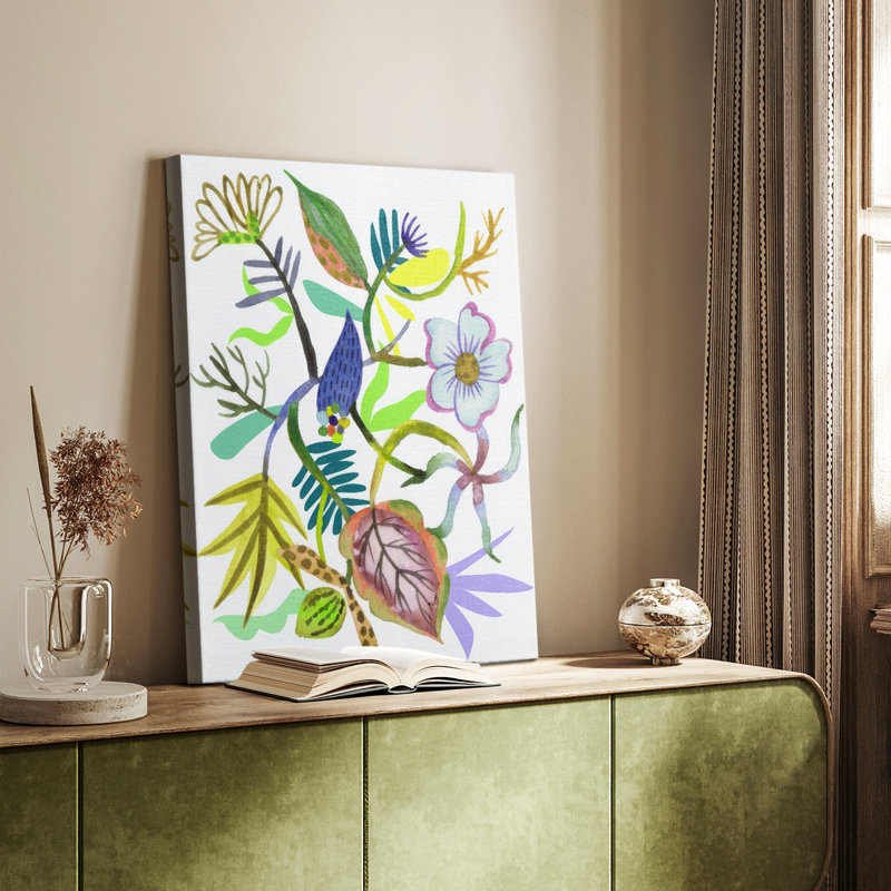 Flower Of Fate I - Gallery Cavas, H 36 po x l 24 po