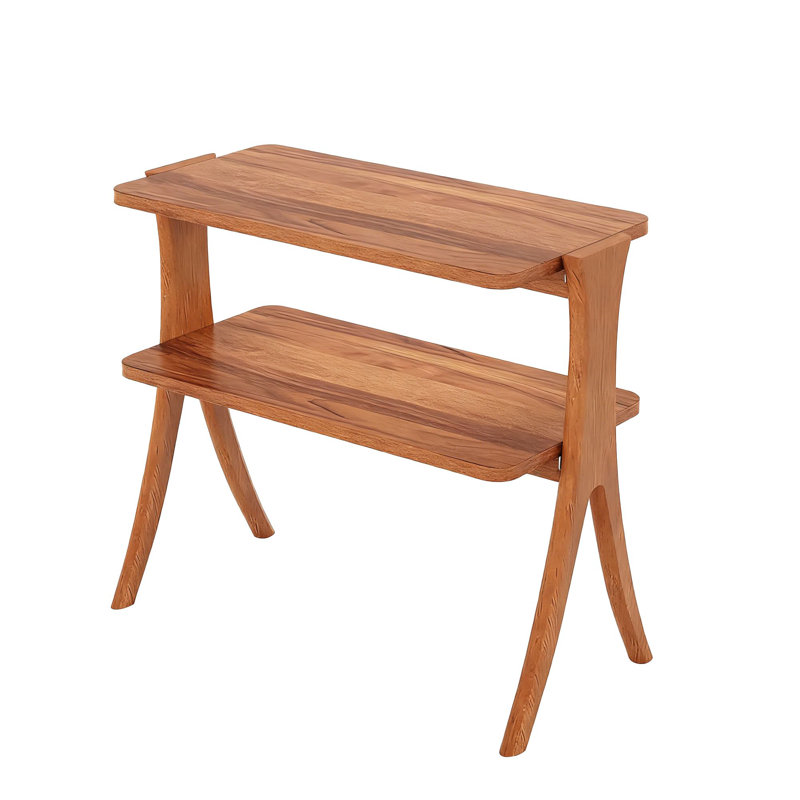 Table d'appoint industrielle 25,2 "avec structure en métal