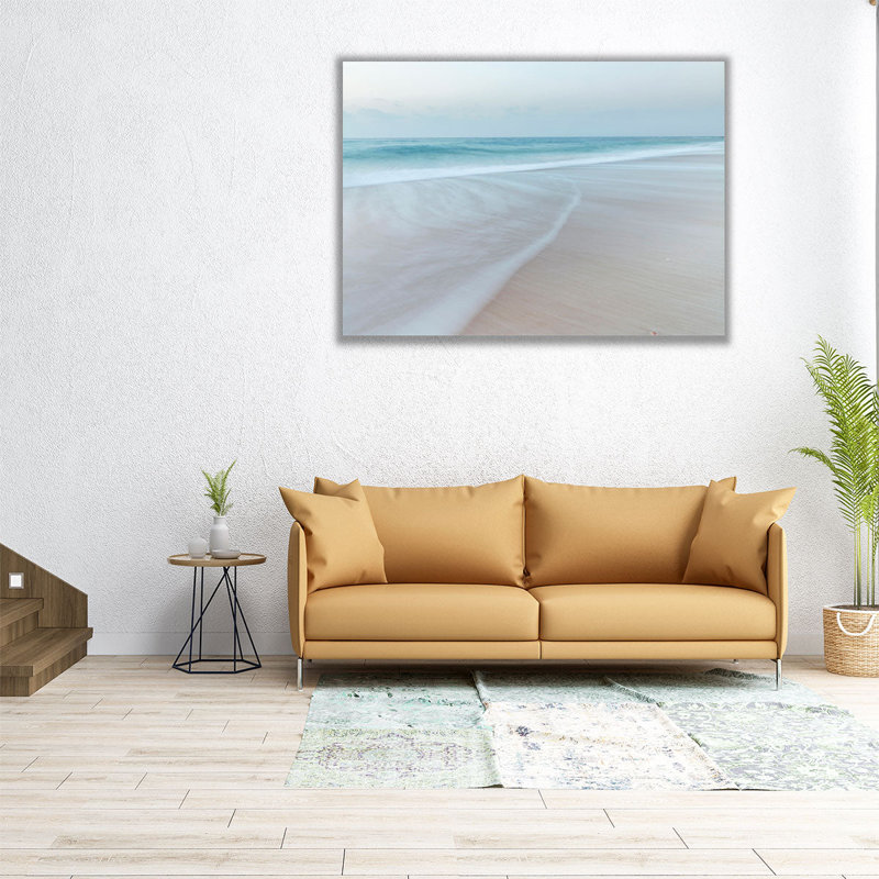 Surf, Approche de la plage 1, reproduction d'art sur toile, H 18 po x l 24 po