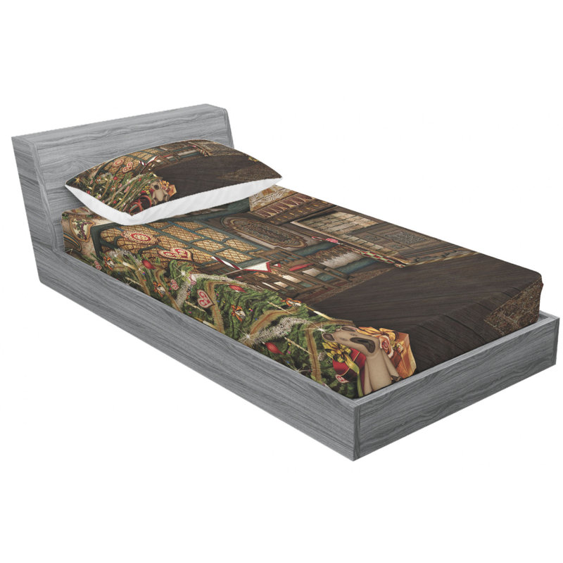 Microfiber Sheet Set, Twin XL Sheet Set with Fitted Sheet