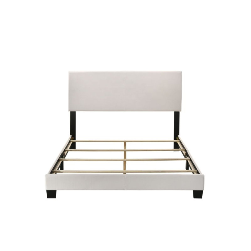 Kaleek Platform Bed, Queen, White
