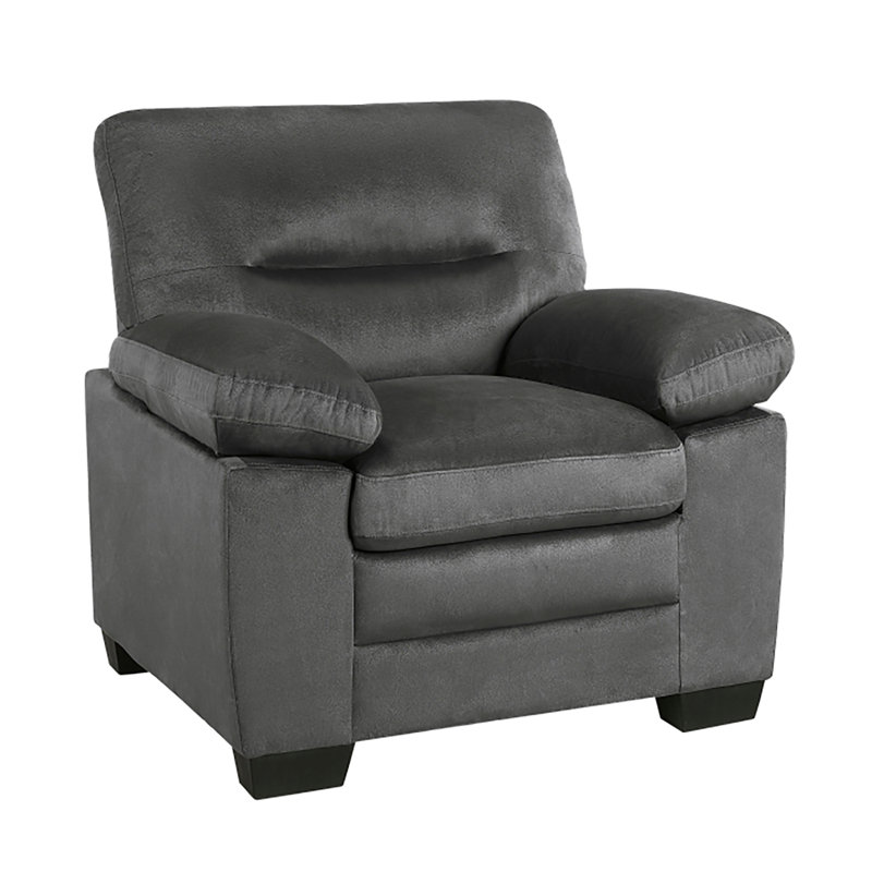 Chaise Deletha, Gris foncé