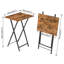 Anaid Cross Legs Side Table Set