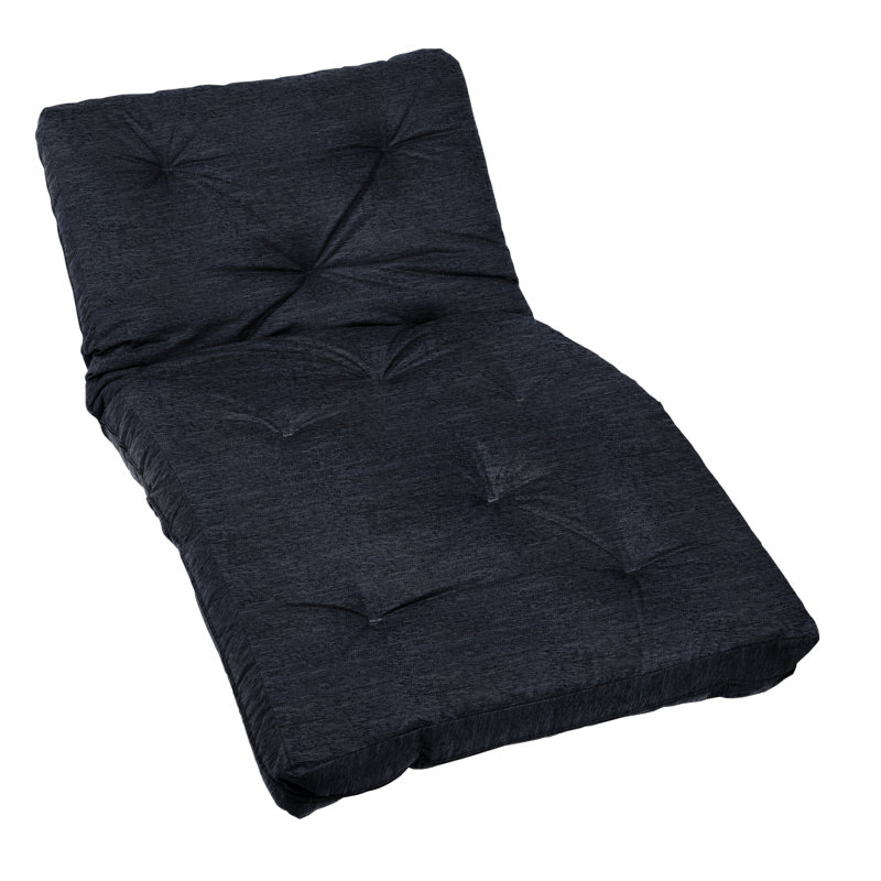 Matelas de futon en coton Maeder, Lit simple, Saphir Cancun