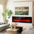Aadan 68" W Recessed and Wall Mounted Electric Fireplace