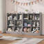 Bibliothèque et bibliothèque pour enfants à trois niveaux et support de rangement pour jouets-129908448