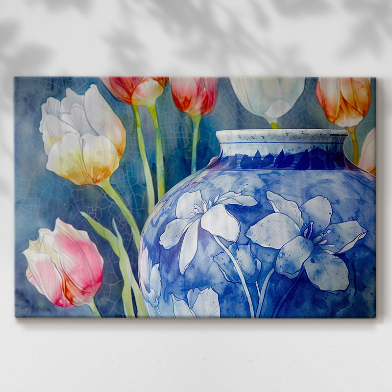 Série Floral - CII - Cavas enveloppés de galerie, 40 x 60