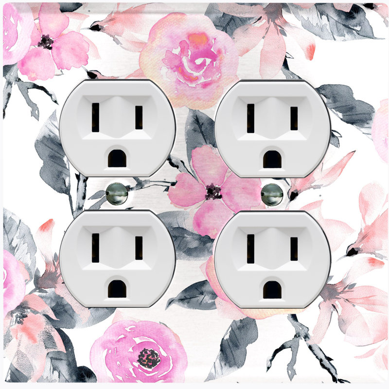 Landscape & Nature Themed 2 - Gang Duplex Outlet Standard Wall Plate