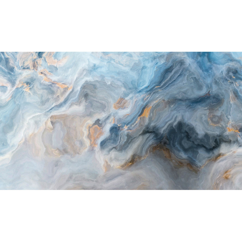Abstract Marble Pattern Removable Wallpaper, 9" L x 15" W