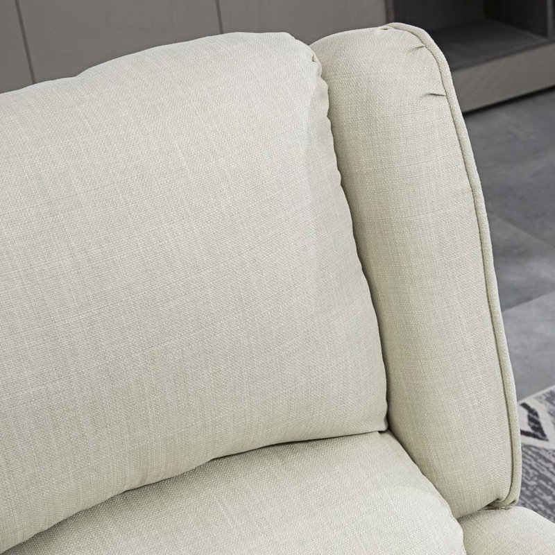 Finnley Recliner, White Line
