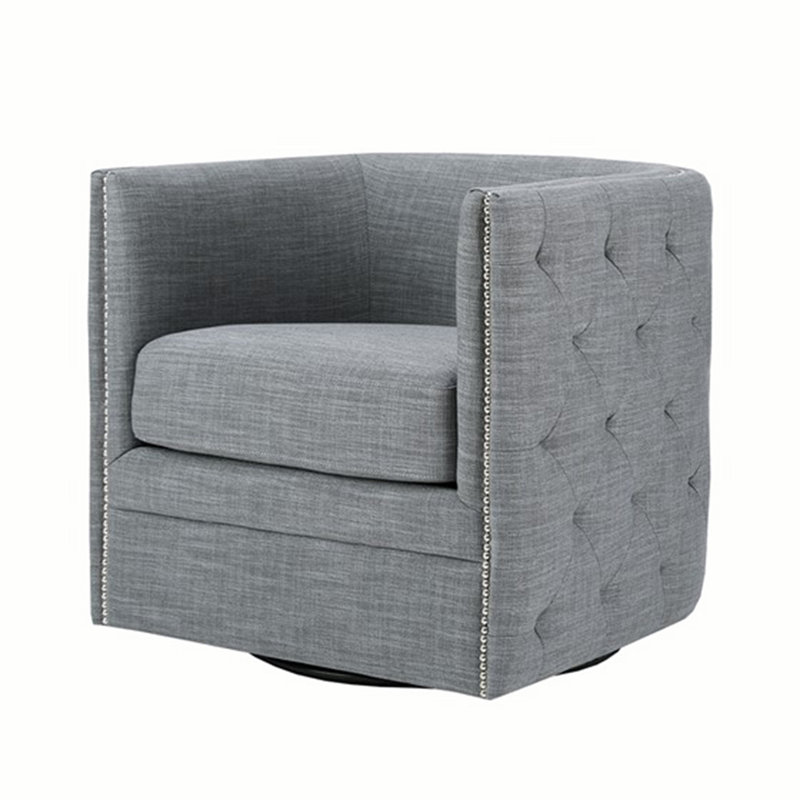 Fauteuil pivotant Capstone, Tissu gris