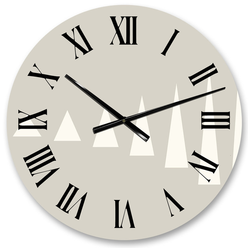 Horloge murale tardive 20S, Moyen