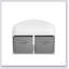 Kids Wooden Toy Box/Bench with Collapsible Fabric Drawers,Toy Storage Cabinet Organizer, White