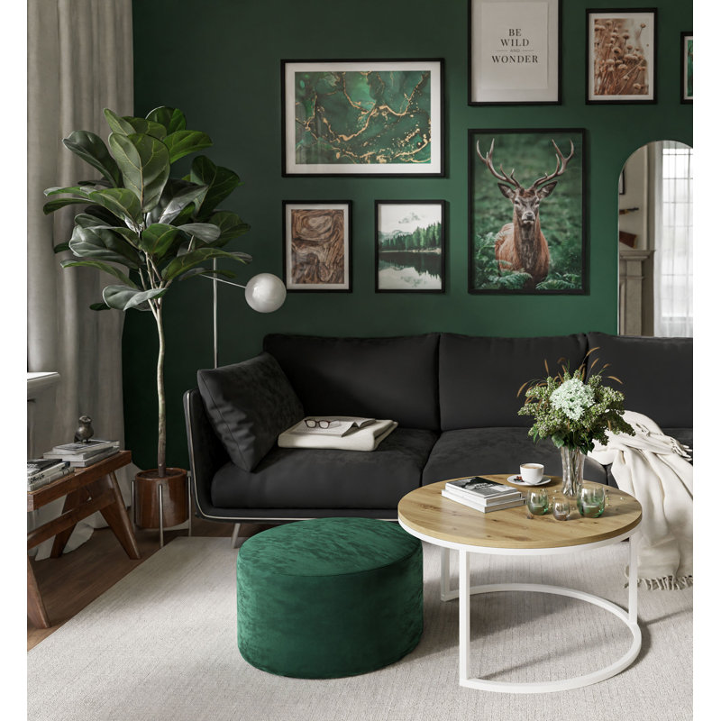 Helan Frame Coffee Table, Artisan Oak