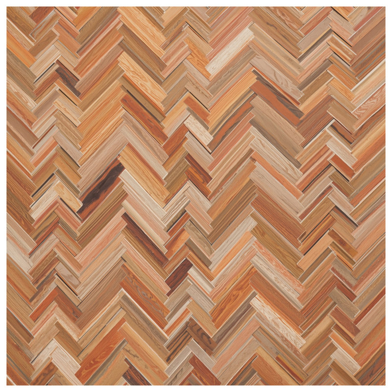 Édredon en bois à chevrons, Lit simple
