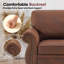 Chaise avec accoudoirs de style moderne 42 po avec pieds en bois massif-1428752096