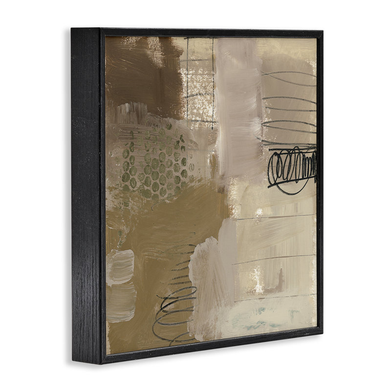 Giclée encadrée «Indulged Homage Composition», conception par Brent Baker, H 17 po x l 17 po, Giclée encadrée noir minuit
