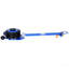 Cric gonflable triple 3T, vérin pneumatique 3 sacs, capacité de levage de 16 en 6 600 lb, terrain facile à replier, couleur bleue