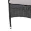Ensemble repas rectangulaire pour 6 personnes de 69,25 po de longueur avec coussins Bondy-28021155