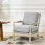 Chaise avec accoudoirs rembourrée Accent