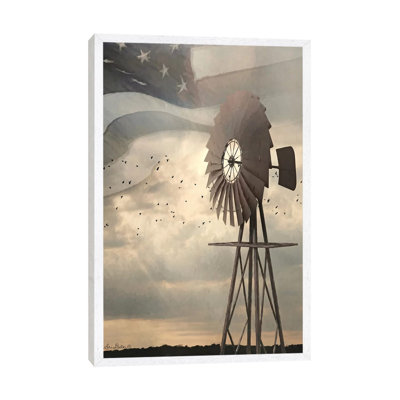 Land That I Love Windmill I by Lori Deiter - Print on Canvas
