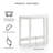 Arinjay 36"W Semicircle Console Table with Open Bottom Shelf-1665001324