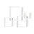 Intersecting Cube Accent Wall Shelf-33651170