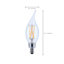 5,5 watts (équivalent à 60 watts), DEL CA10, ampoule à intensité variable, culot E12 / candélabre - Basics by Wayfair ™-72273359