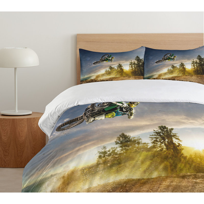 Xo Modern & Contemporary Polyester Duvet Cover, King Duvet Cover + 2 King Shams