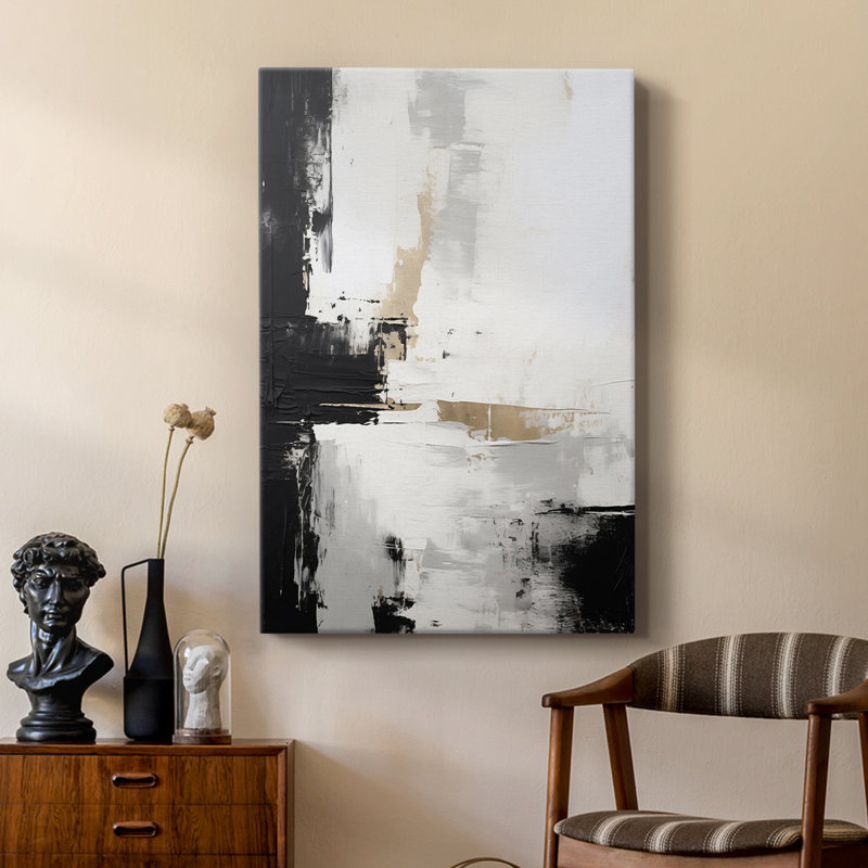 Série ABSTRACT Dxxxi - galerie Cavas sur mesure, H 27 po x l 18 po