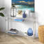 Alexis 135.3cm Glass Top Console Table-219221804-219343041