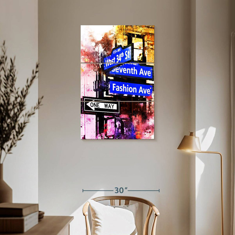 Mehar Directions, 57" H x 36" W