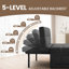 Canapé-lit pliant multi-fonctions en lin 72 po Ross-694019410