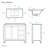 Swiss Madison Cannes 48 Single, Two Doors, Three Drawers, Bathroom Vanity-117220414