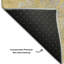 Tapis doré Prisco lavable à la machine de qualité supérieure-710053337