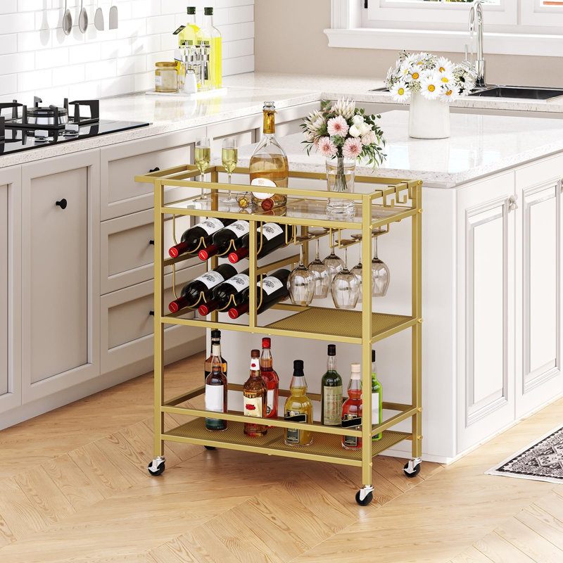 Steel Bar Cart