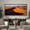 «Sand Dunes in Sunset Light», art mural encadré sur toile - Photographie de paysage de désert chaud pour les espaces du Sud-Ouest ou de Bohème