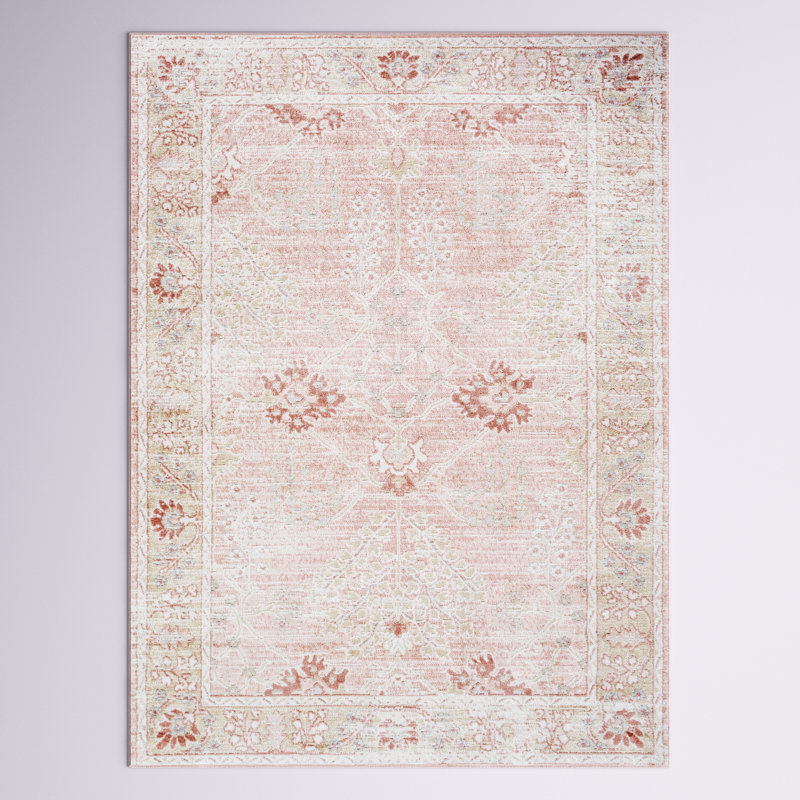 Tapis tissé à la machine, Rectangle 5 pi 2 po x 7 pi