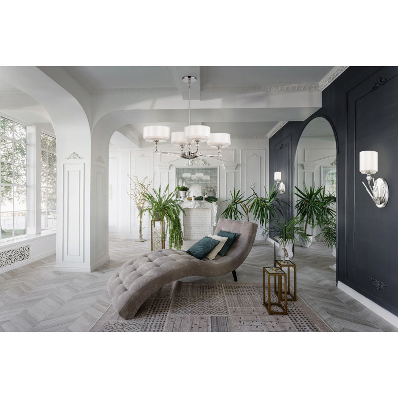 4 - Light Polished Nickel Kitchen Island Pendant