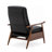 Fremont Leather Wood Arm Push Back Recliner-98365628