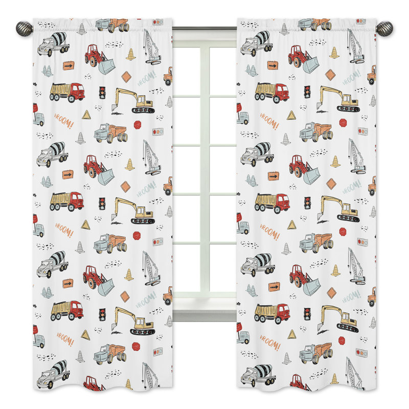 Panneaux de rideaux semi-transparents avec passe-tringle Truck